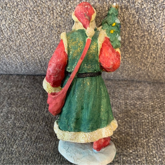 Vintage 1987 Signed Arnart Imports Santa Figurine Pucci - Picture 9 of 14